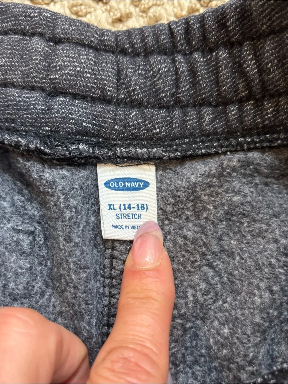 Lot of two Pairs Boys Old Navy Sweatpants Size XL‎ 14-16